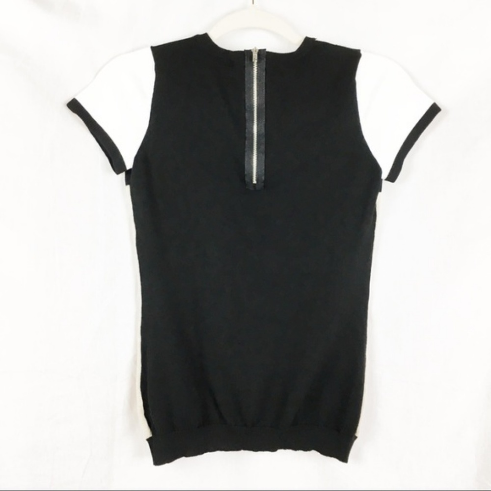 The Limited Color-Blocked Neutral SS Sweater Sz XS - Picture 3 of 7